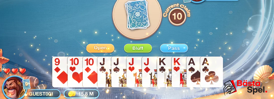 Bluff kortspel