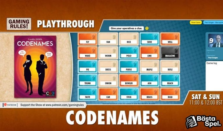 Codenames - Spelguide & Fakta [2025 ]